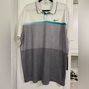 Nike Tiger Woods Collection Polo Shirt Men's XL Short Sleeve White